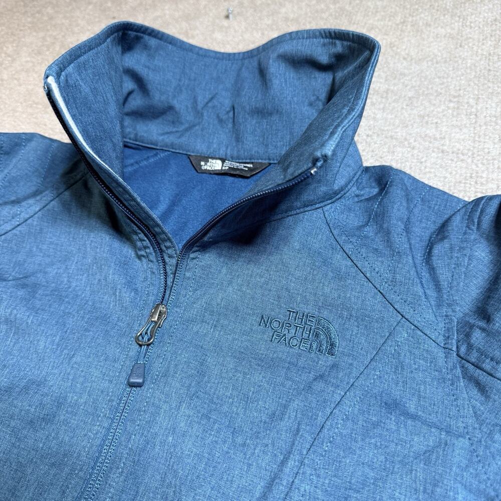 The North Face Park Slope WindWall‎ Softshell Jacket Womens Small Teal Blue - Picture 3 of 16